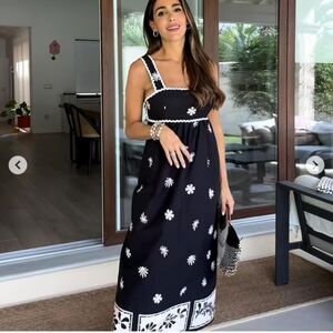 Zara blogger favorite printed cotton dress